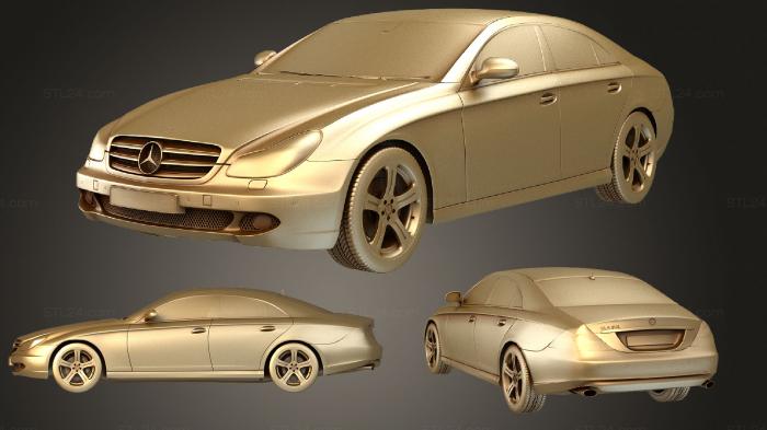 Vehicles (Mercedes CLS 500, CARS_2458) 3D models for cnc